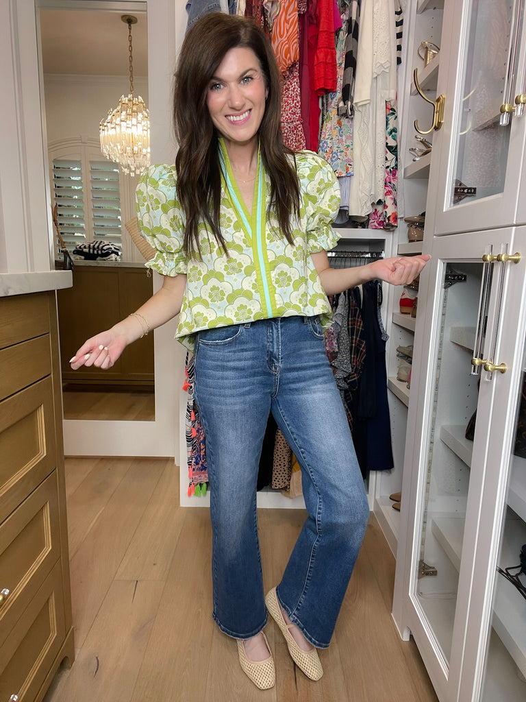 Risen Clarke High Rise Straight Leg Jeans