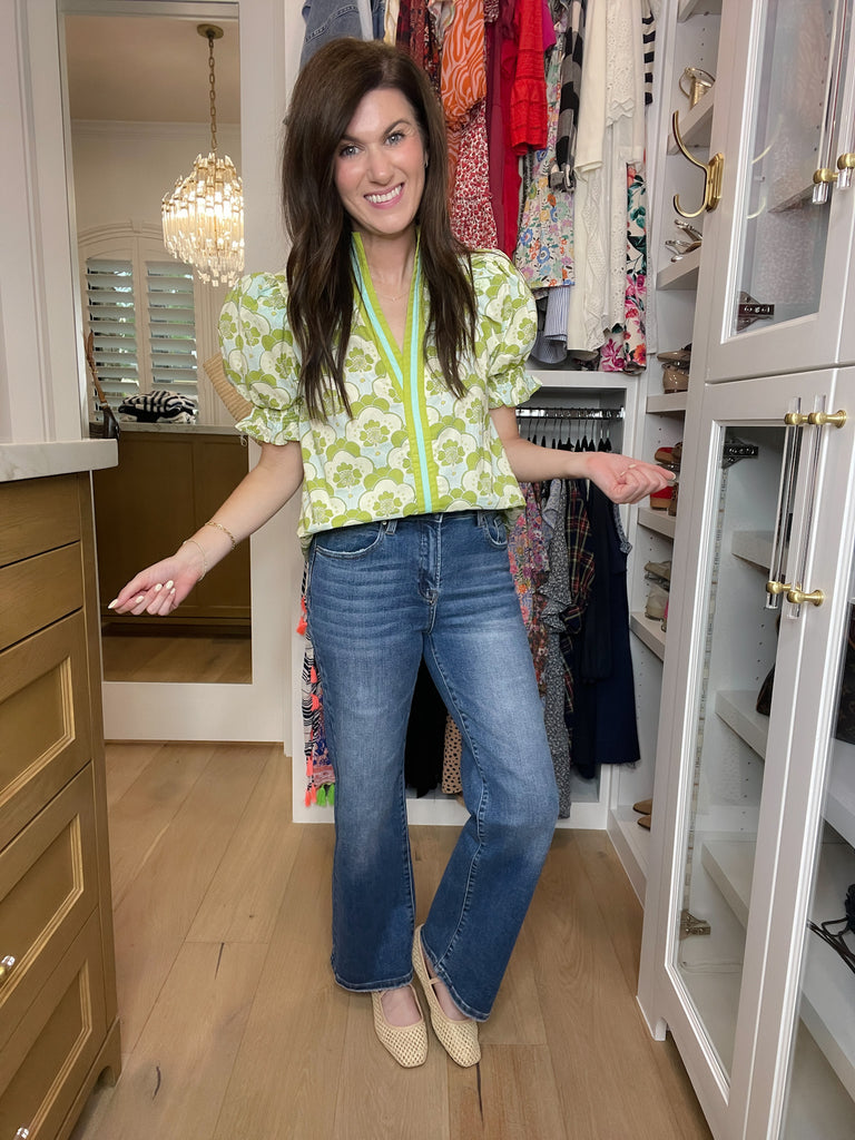 Risen Clarke High Rise Straight Leg Jeans