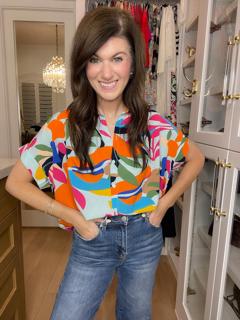 Tropical Muse Button Down