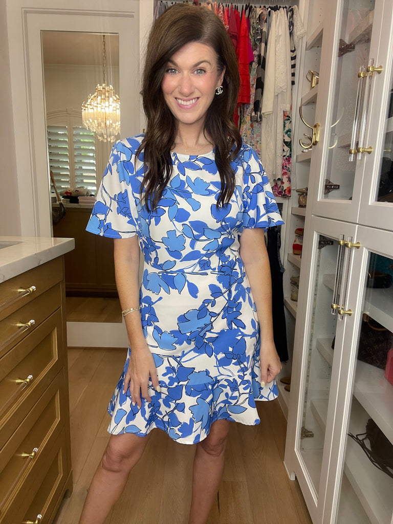 Sugarlips Kohl Floral Flouncy Dress