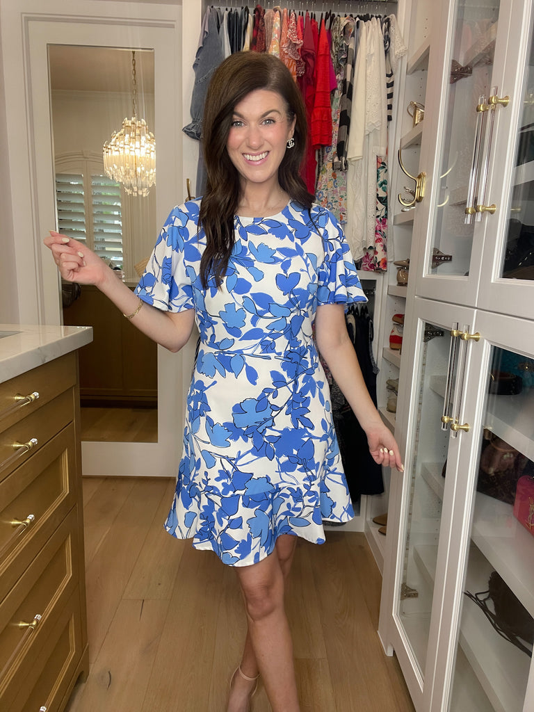 Sugarlips Kohl Floral Flouncy Dress