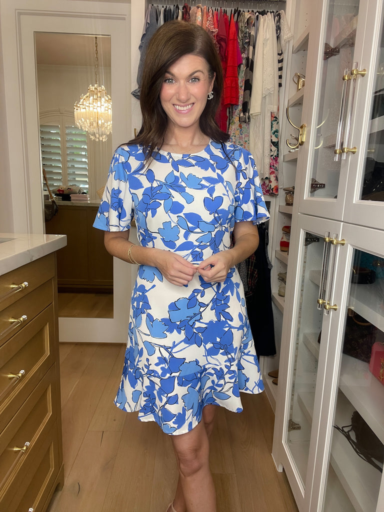 Sugarlips Kohl Floral Flouncy Dress