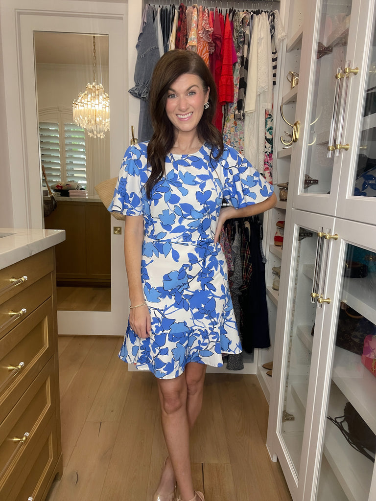 Sugarlips Kohl Floral Flouncy Dress