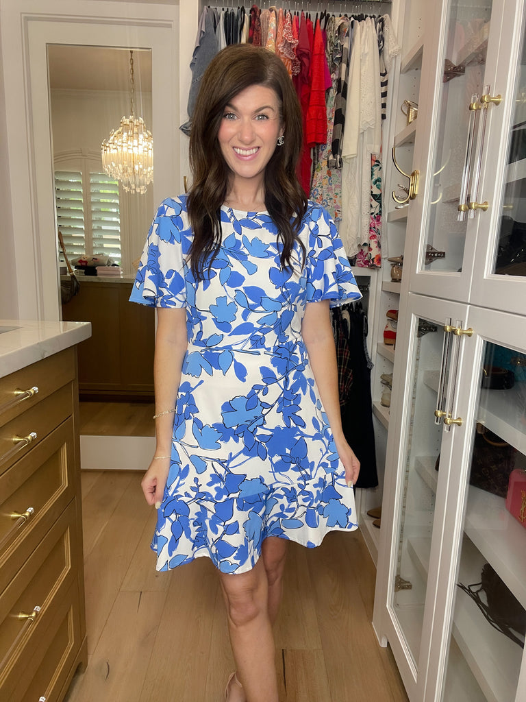 Sugarlips Kohl Floral Flouncy Dress