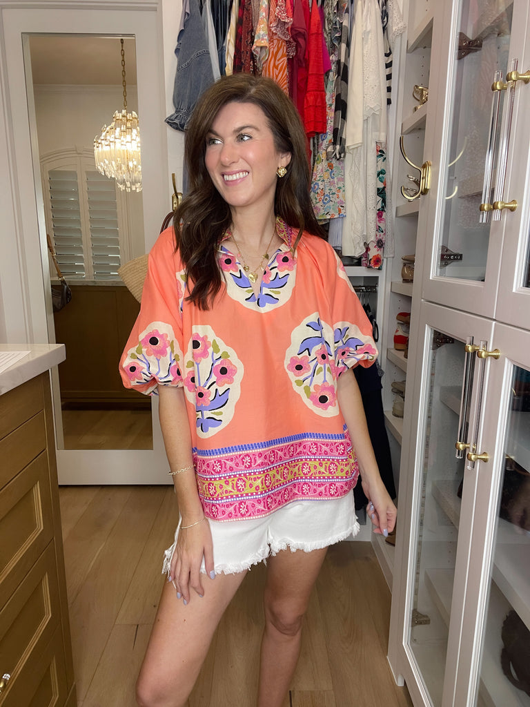 Fiesta Bloom Top