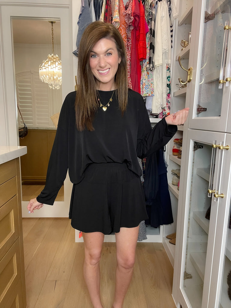 Weekend Drift Set in Black