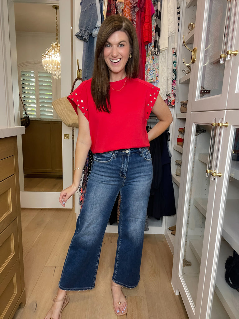 Risen Graham High Rise Cropped Jeans