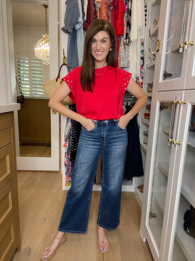 Risen Graham High Rise Cropped Jeans