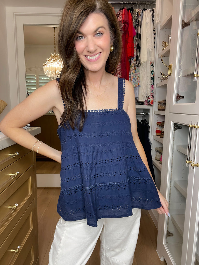 Cape Cod Calling Eyelet Tank