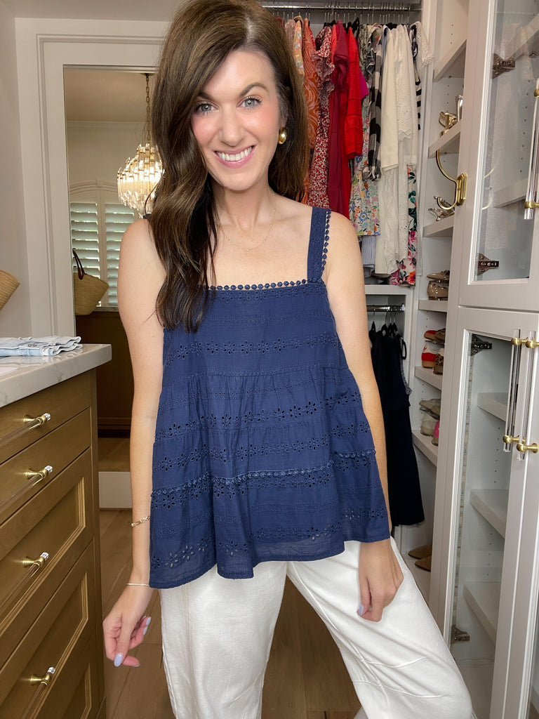 Cape Cod Calling Eyelet Tank