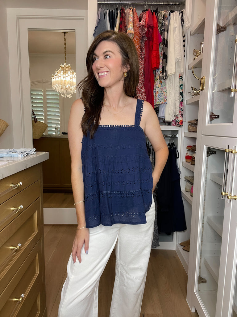 Cape Cod Calling Eyelet Tank