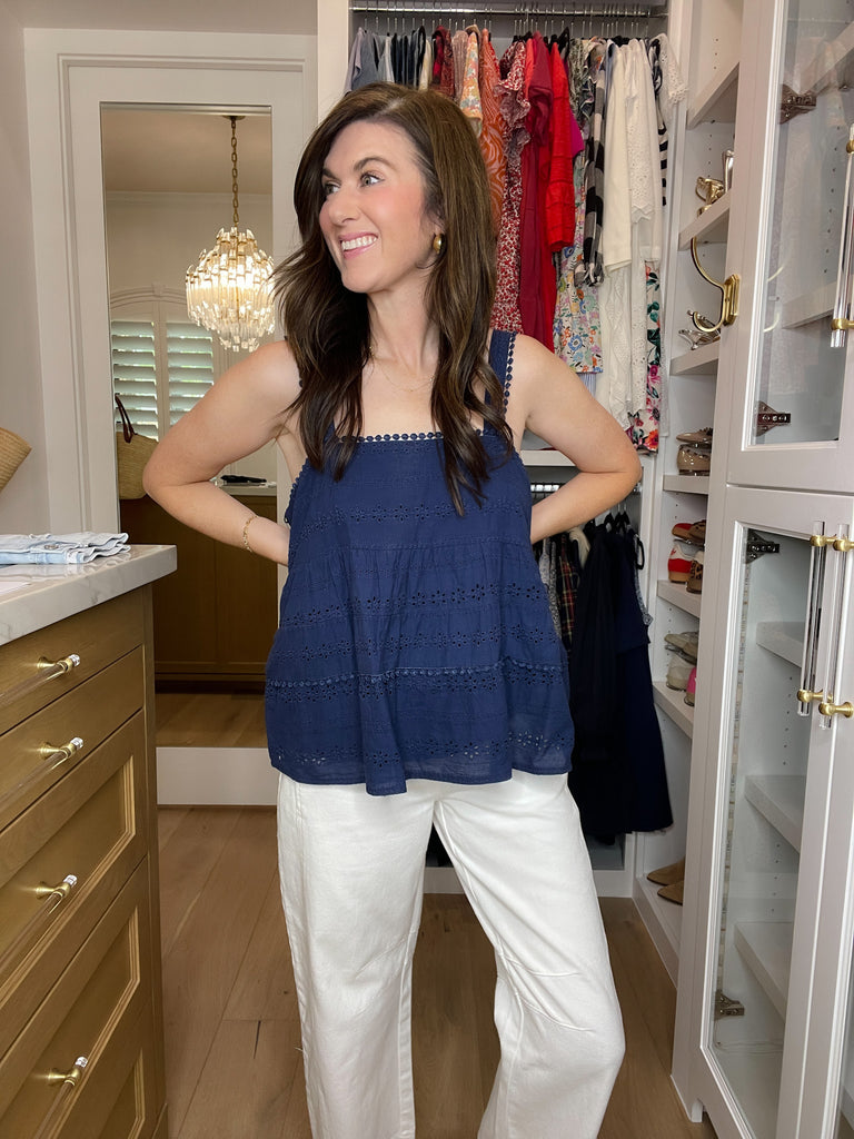 Cape Cod Calling Eyelet Tank