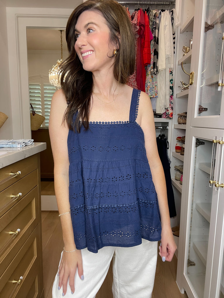 Cape Cod Calling Eyelet Tank