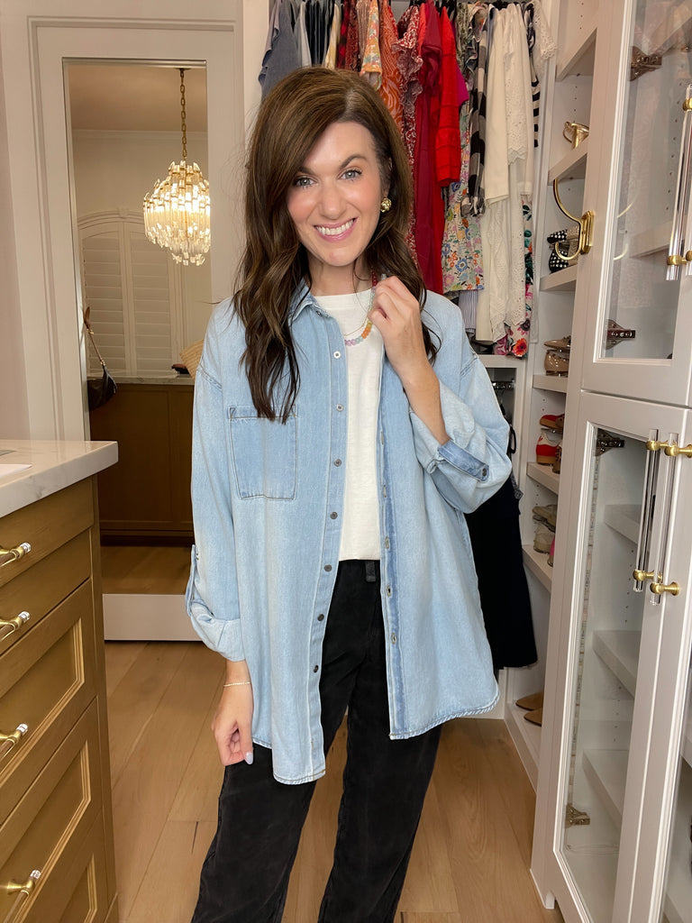 Risen Laramie Denim Button Down