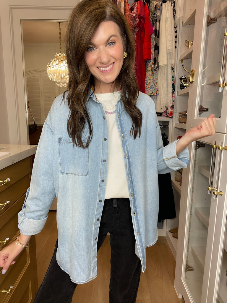 Risen Laramie Denim Button Down