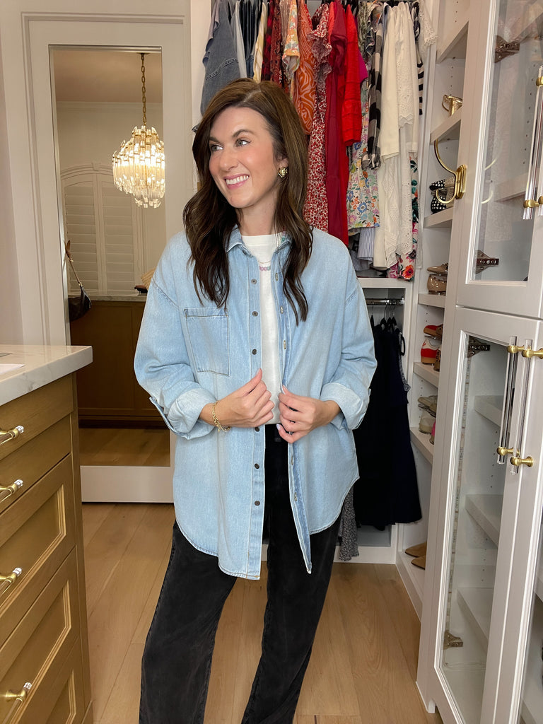 Risen Laramie Denim Button Down