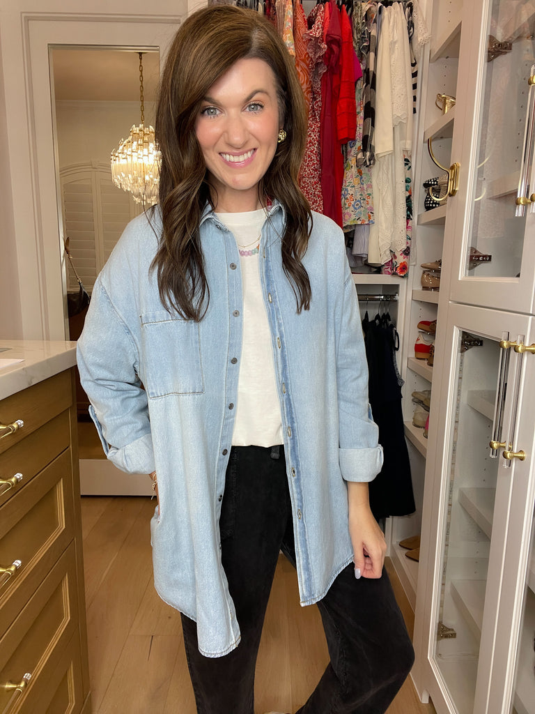 Risen Laramie Denim Button Down