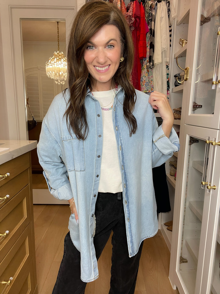 Risen Laramie Denim Button Down