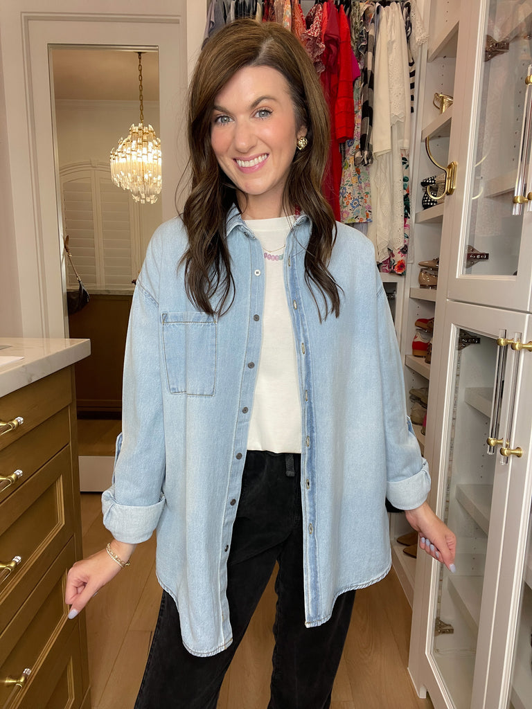 Risen Laramie Denim Button Down