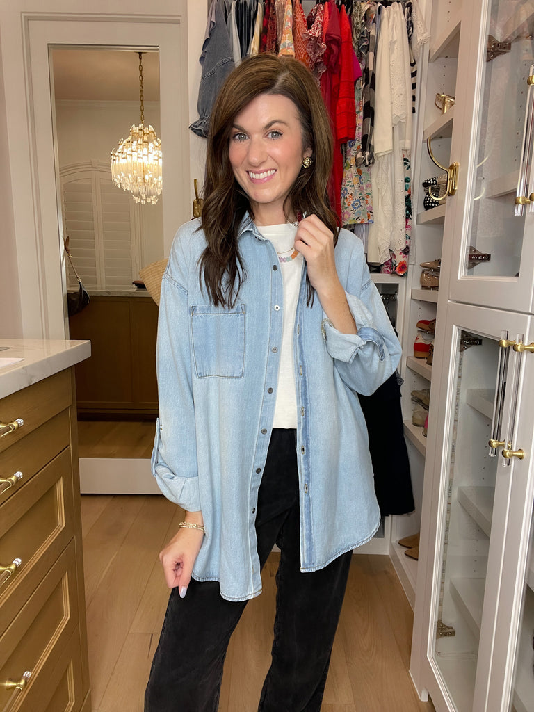 Risen Laramie Denim Button Down