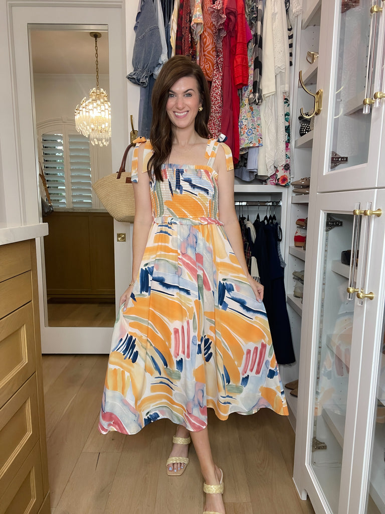 Picture Perfect Vacation Midi Dress