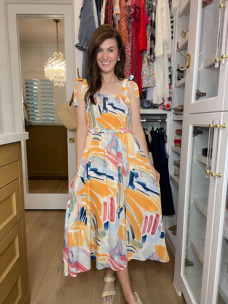 Picture Perfect Vacation Midi Dress