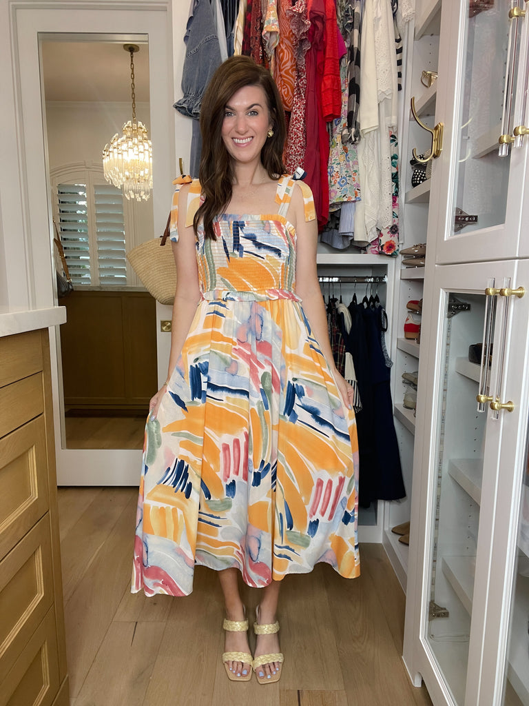 Picture Perfect Vacation Midi Dress