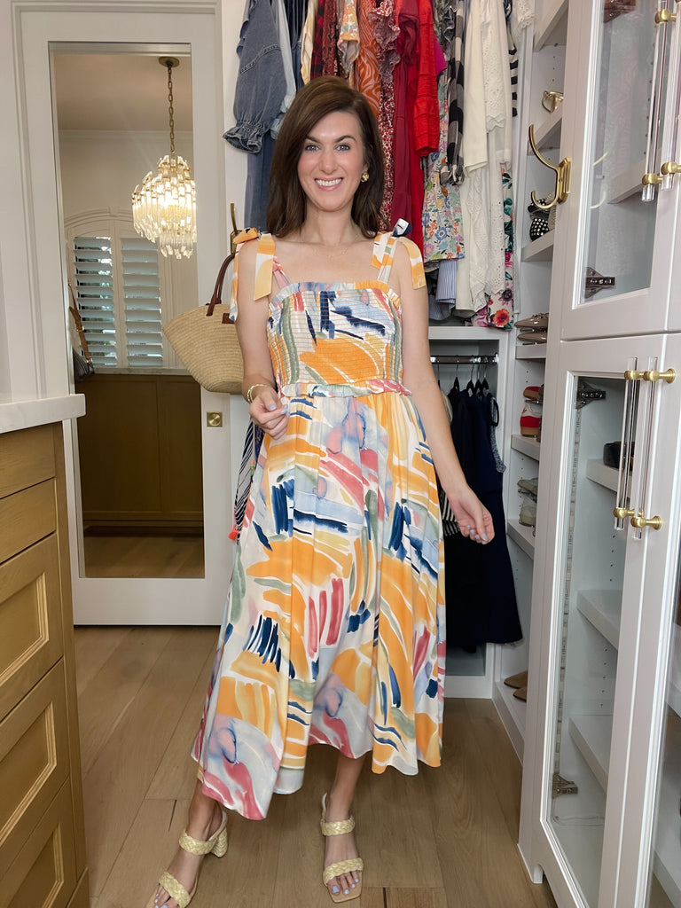 Picture Perfect Vacation Midi Dress