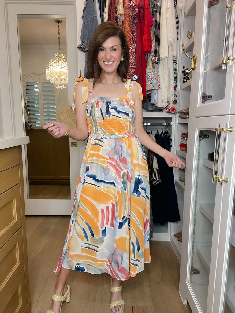 Picture Perfect Vacation Midi Dress