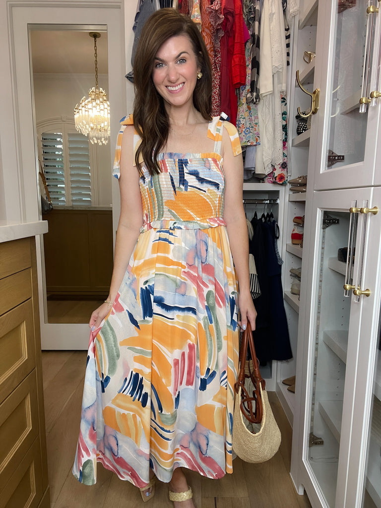 Picture Perfect Vacation Midi Dress