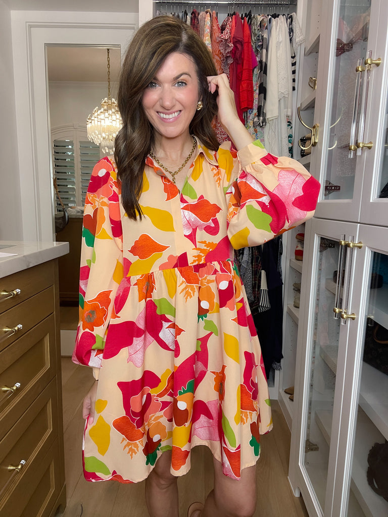 Color Crush Floral Dress