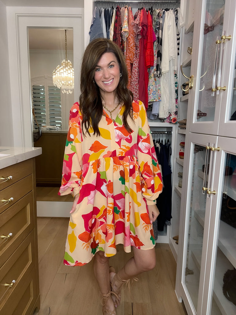 Color Crush Floral Dress