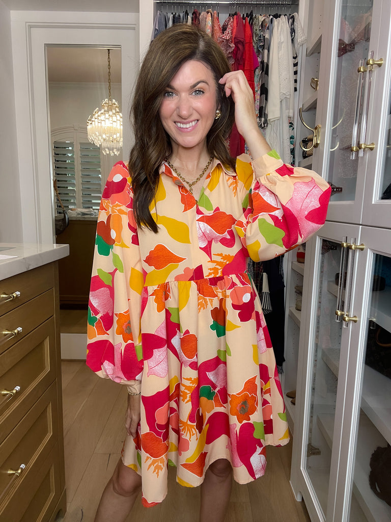 Color Crush Floral Dress