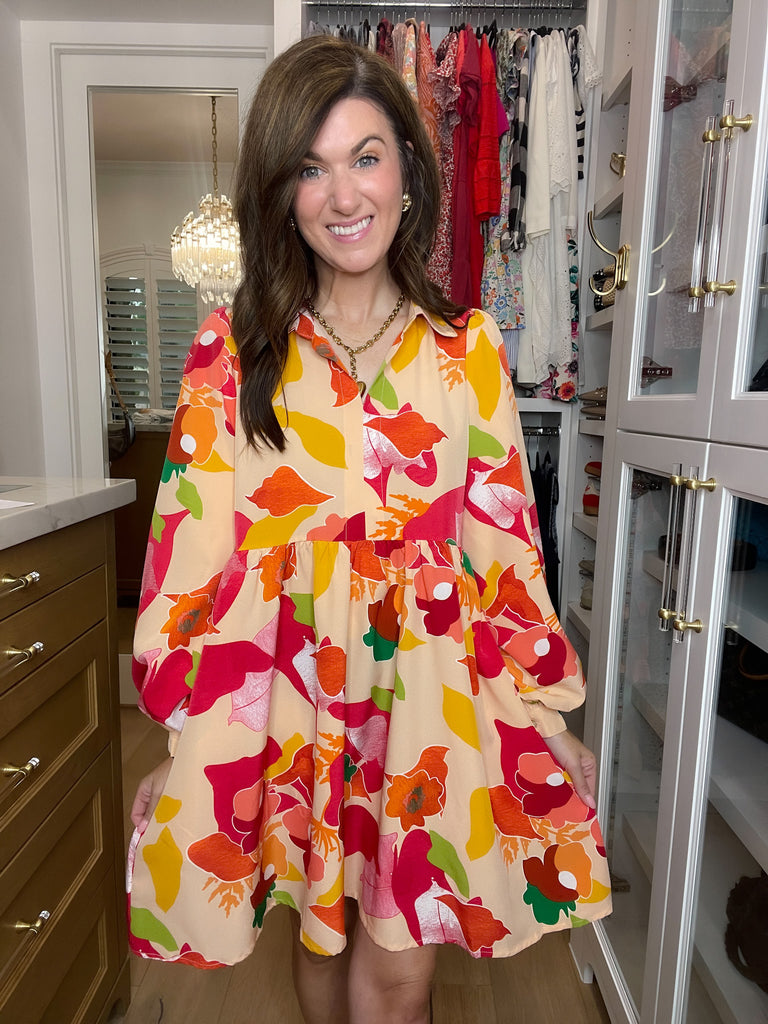 Color Crush Floral Dress