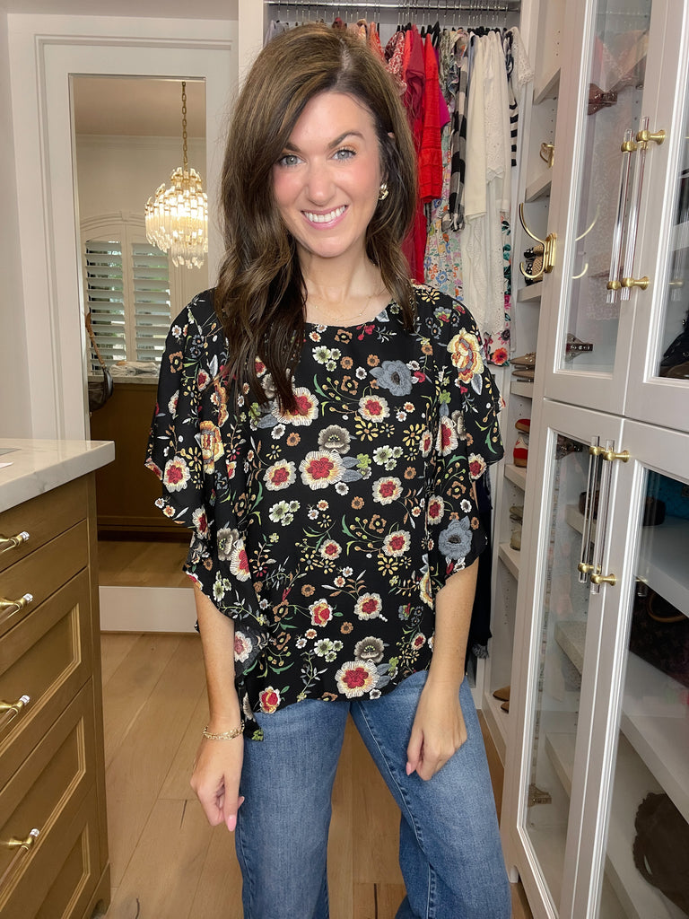 *BELLES & DOORBUSTER* Twilight Garden Top *Final Sale*