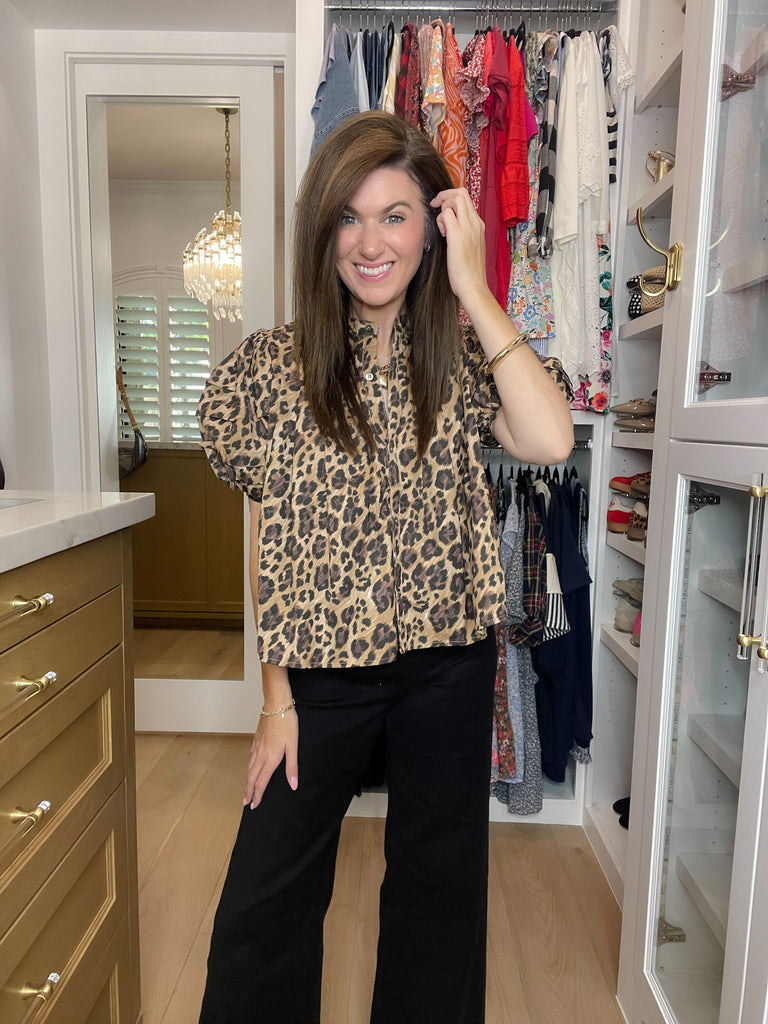 Leopard Lane Top