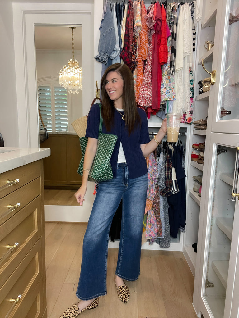 The Ivy Lane Cardigan in Navy