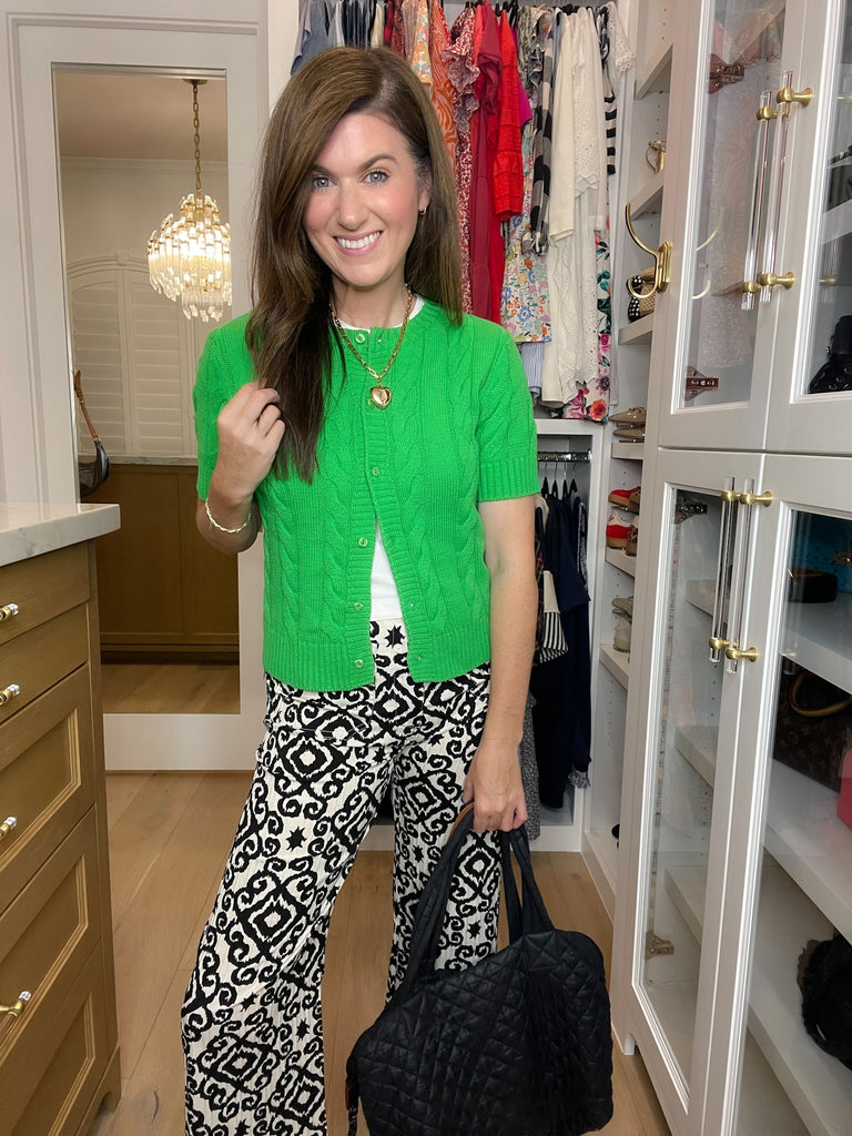 The Ivy Lane Cardigan in Green