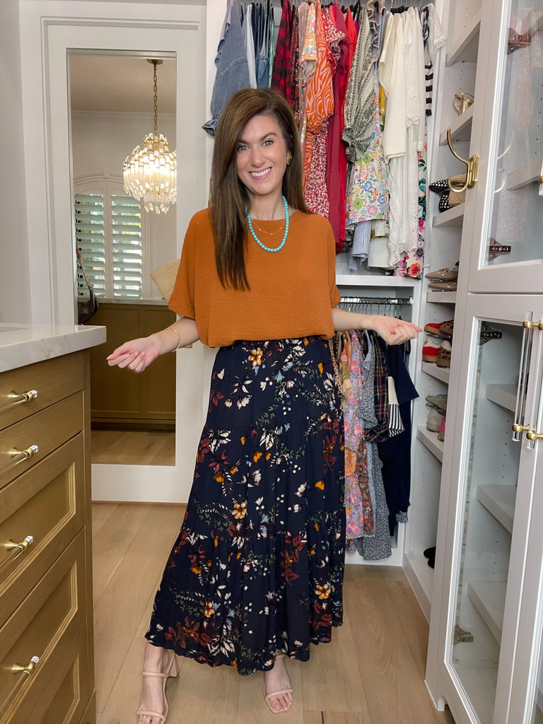 Meadow Muse Floral Maxi Skirt