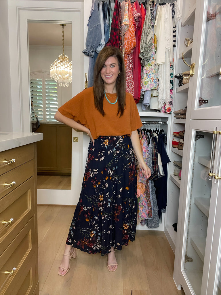 Meadow Muse Floral Maxi Skirt