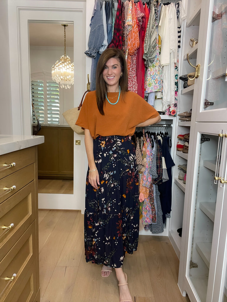 Meadow Muse Floral Maxi Skirt