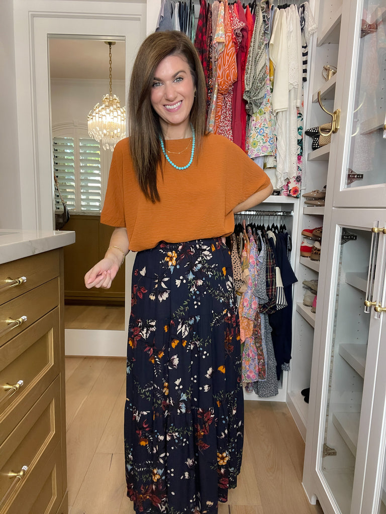 Meadow Muse Floral Maxi Skirt