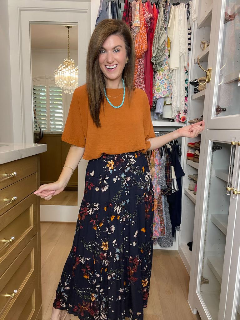 Meadow Muse Floral Maxi Skirt