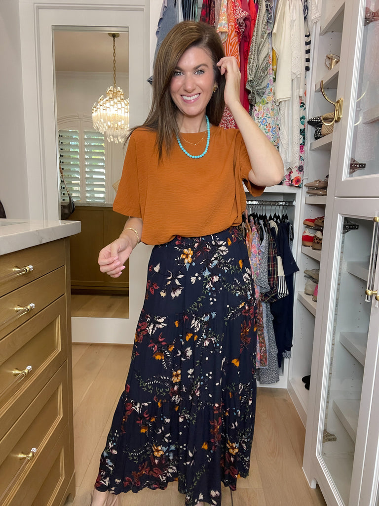 Meadow Muse Floral Maxi Skirt