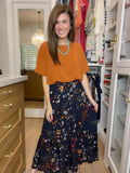 Meadow Muse Floral Maxi Skirt
