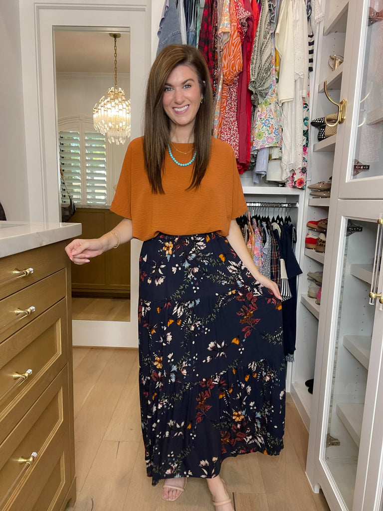 Meadow Muse Floral Maxi Skirt