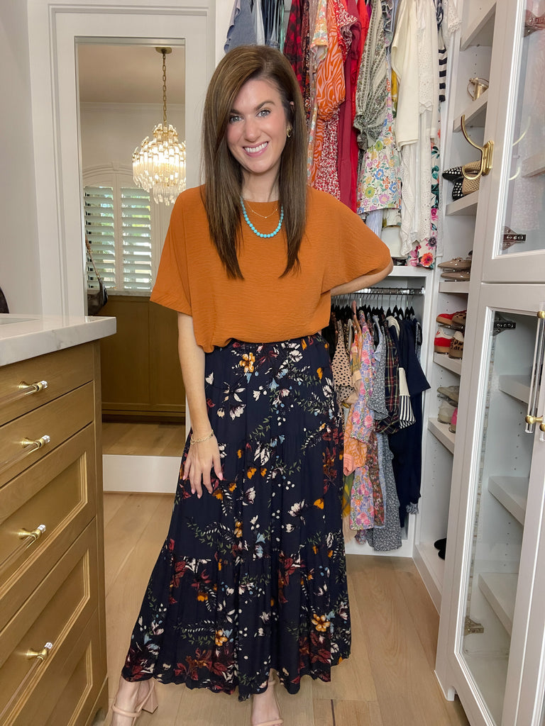 Meadow Muse Floral Maxi Skirt