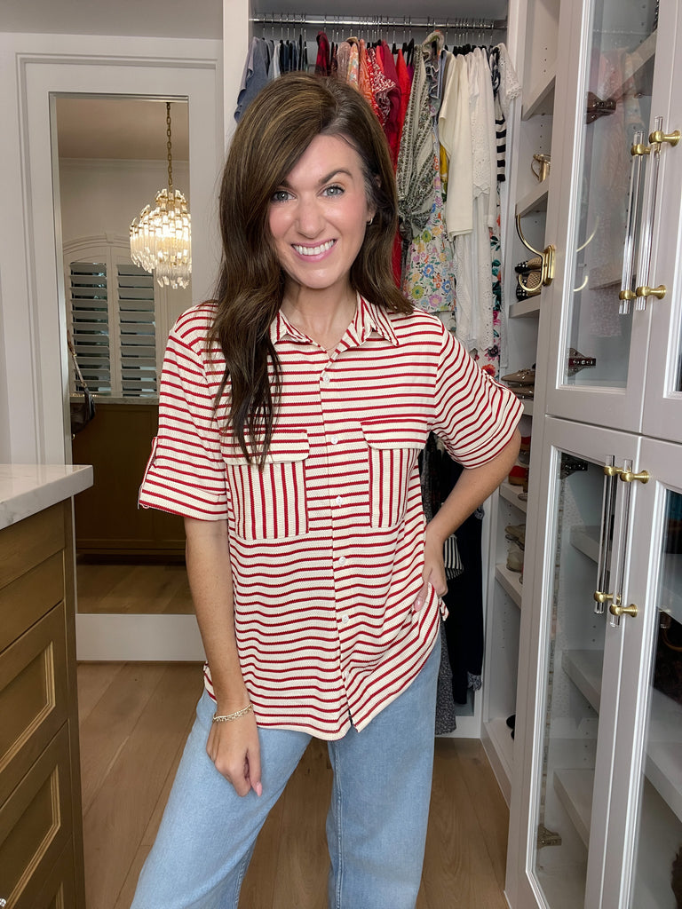 In the Details Button Front Top in Red