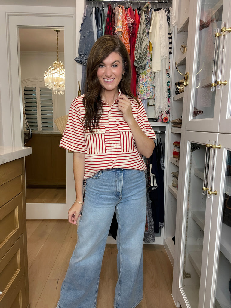 In the Details Button Front Top in Red