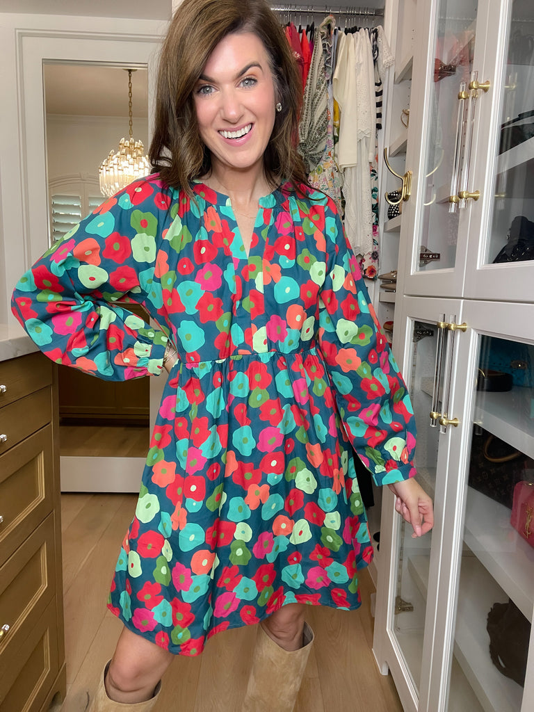 Fresh Horizons Floral Dress